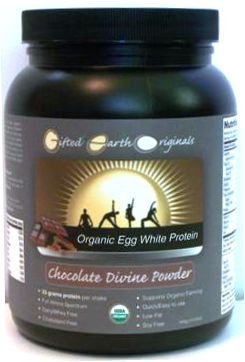 GEO chocolate divine organic egg white powder